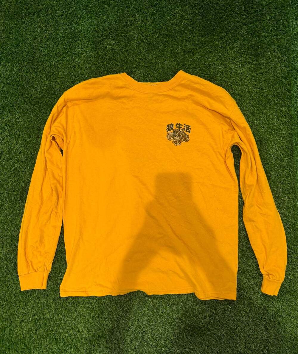 Rebels & Nomads Wolf Graphic Long Sleeve T-Shirt